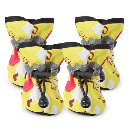 Non-Slip Waterproof Dog Boots (Set of 4)