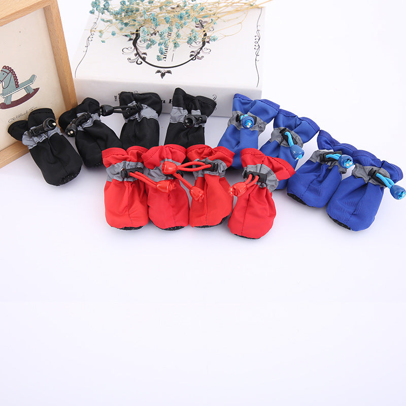 Non-Slip Waterproof Dog Boots (Set of 4)