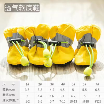 Non-Slip Waterproof Dog Boots (Set of 4)