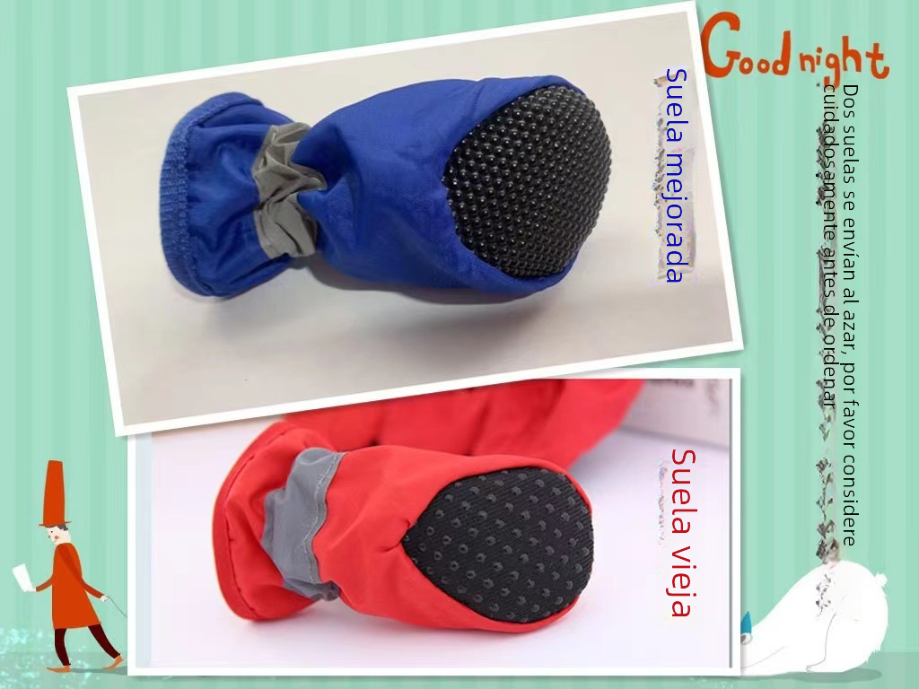 Non-Slip Waterproof Dog Boots (Set of 4)